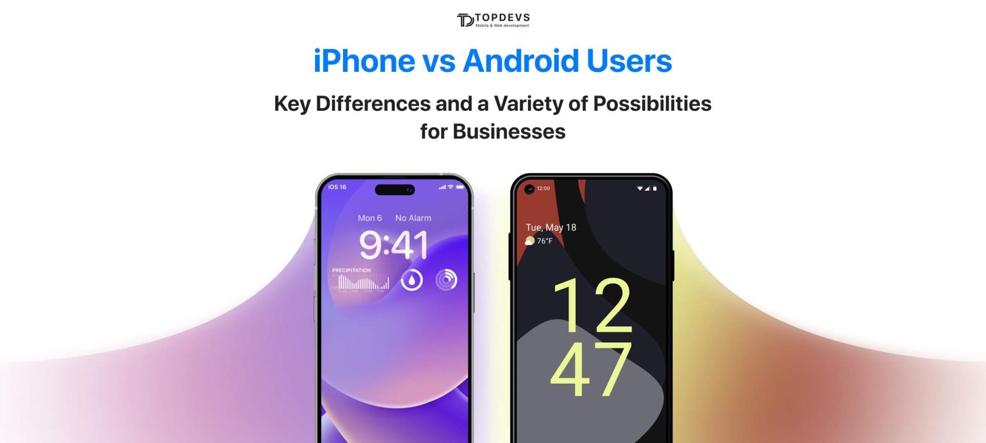 iPhone vs Android Users: Key Differences and a Variety of Possibilities for Businesses